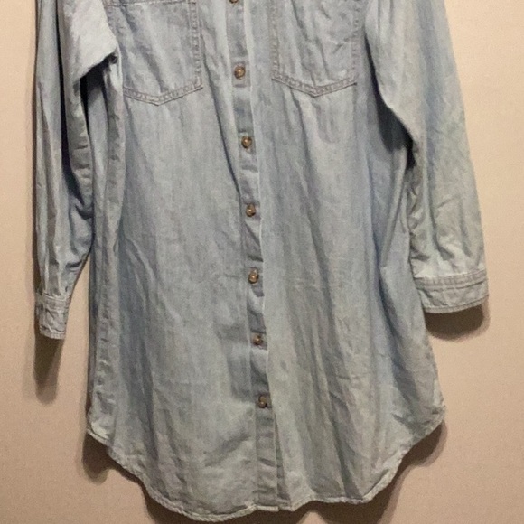 Pull & Bear denim shirt dress size medium - Picture 3 of 7